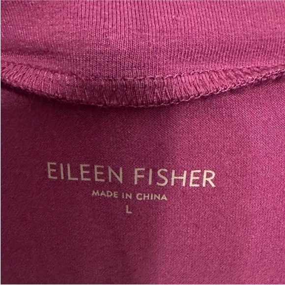 Eileen Fisher V-Neck Elbow Sleeve Top - Picture 3 of 7
